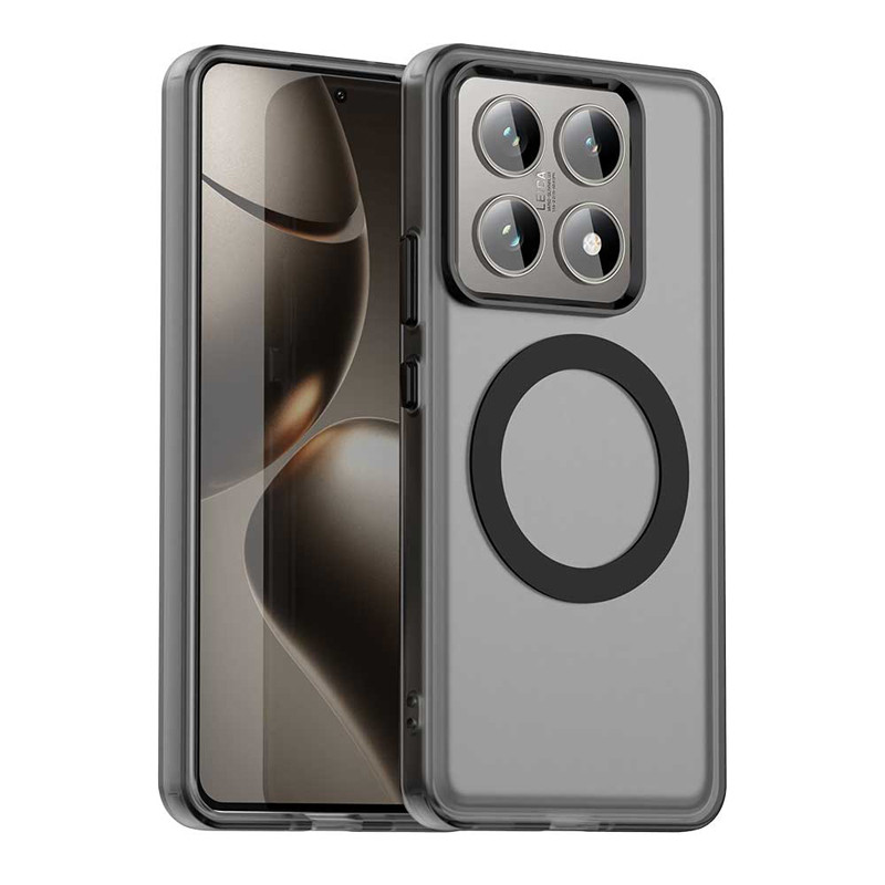 สําหรับ Xiaomi 14T, 14T Pro กรณี ELVEV Candy Series Ultra-thin Matte โปร่งแสง Hard PC Soft TPU ฝาหลัง