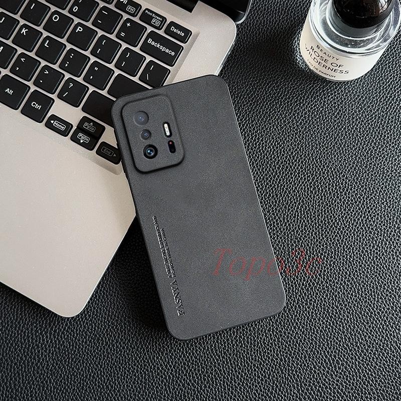 เคส xiaomi 11T Pro / xiaomi 11T เคสโทรศัพท์หนังธุรกิจสีทึบ YBP - รูปที่ 2