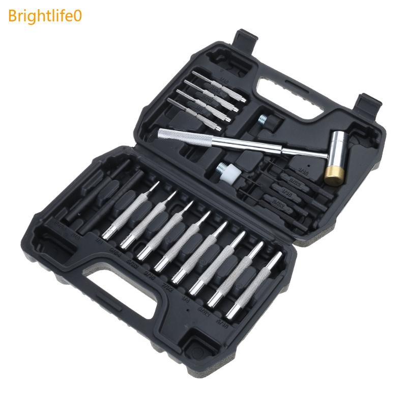 Brigh Punch Set Pin Punches Punch Tool Roll Pin Punch Set Double-Faced Hammers Gunsmithing Punch Hand Tool Set