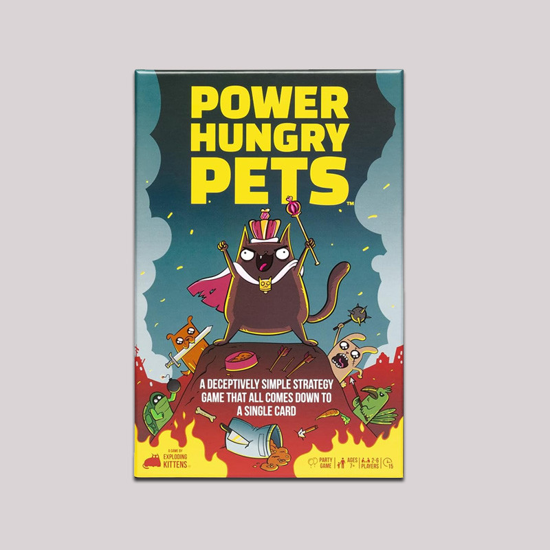 Exploding Kittens Card Game Power Hungry  Pets  Strategic and Simple Party Game Family Game