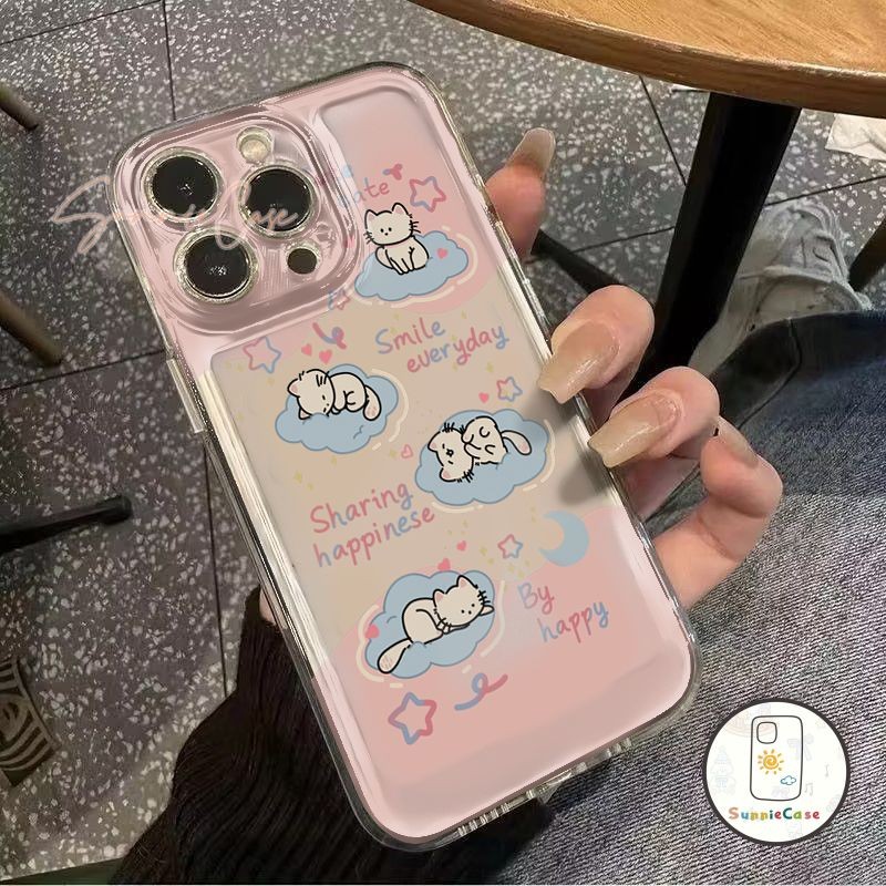 เคส Samsung A14 A51 A05S A06 A05 A50 A55 A13 A02s A03 A32 A03s A11 A10s A15 A52 A20 A30 A35 A12 น่ารัก เคสนิ่ม แมว เคส