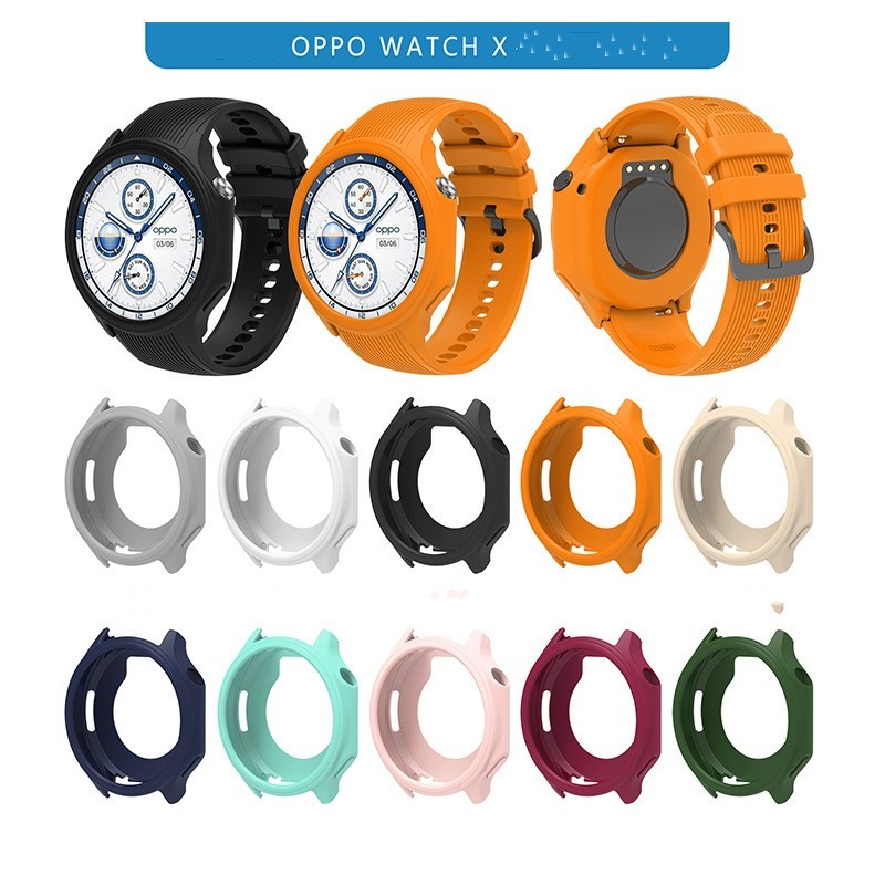 เคสนิ่ม + สายรัดสําหรับ Oppo Watch X อุปกรณ์เสริมสร้อยข้อมือทดแทนสําหรับ OppoWatch X