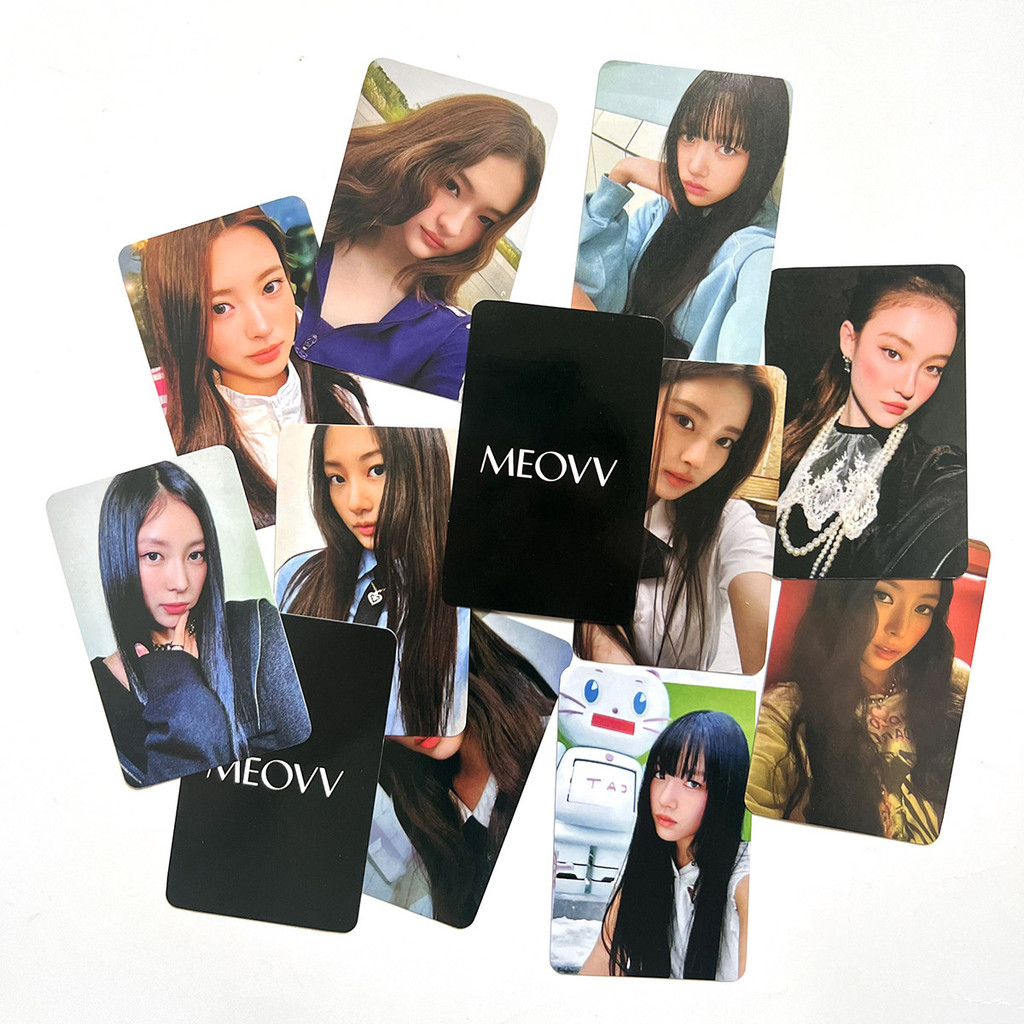 5 ชิ้น MEOVV Photocards MEOW การ์ด Lomo Anna Narin Gawon Sooin ELLA Kpop โปสการ์ด SX