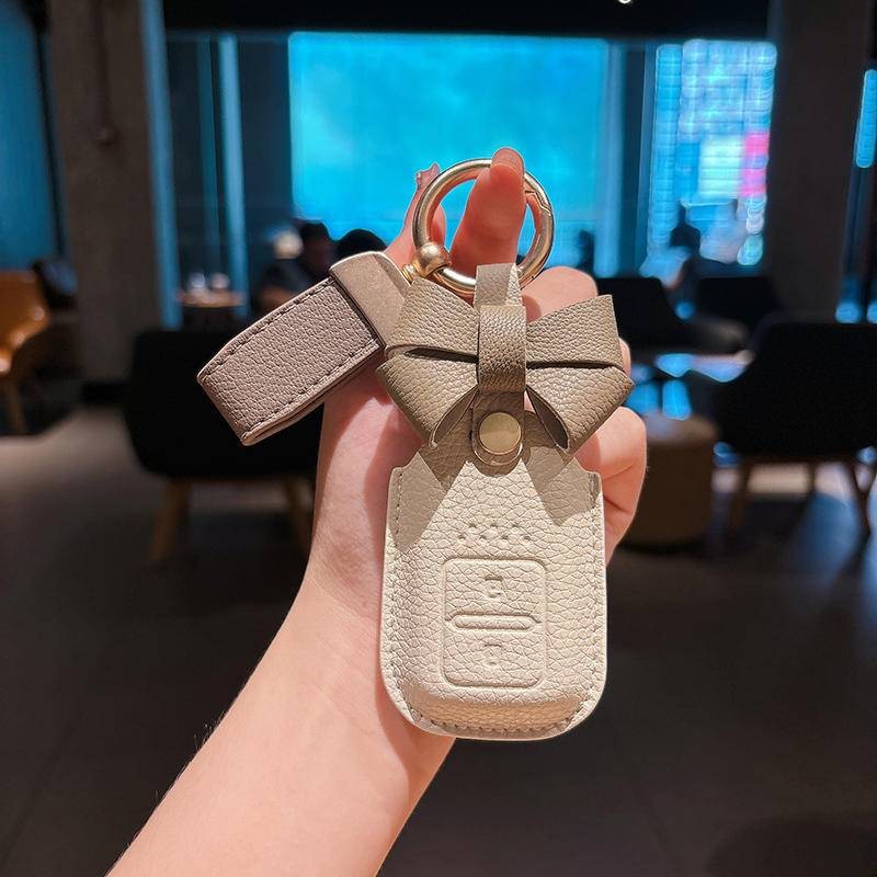 ที่ใส่กุญแจรีโมทรถยนต์ Honda City HRV Accord CRV Civic WR-V Jazz BRV XRV FIT พวงกุญแจรถ. กระเป๋าใส่กุญแจรถ - รูปที่ 2