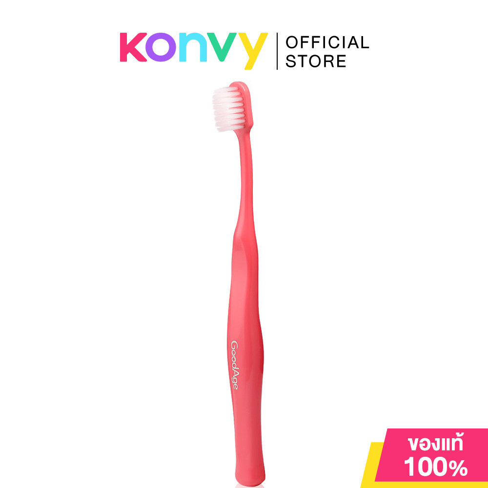 GoodAge Triple Lock Toothbrush 1pc กู๊ดเอจ แปรงสีฟัน ด้ามจับกระชับ 3 จุด กันลื่นขณะจับ.