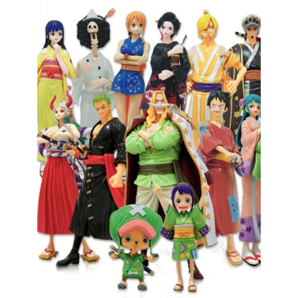 D X DXF One Piece รูป Wano Country Demon Island Zoro Luffy Sanji Nami Whitebeard รูปเครื่องประดับ