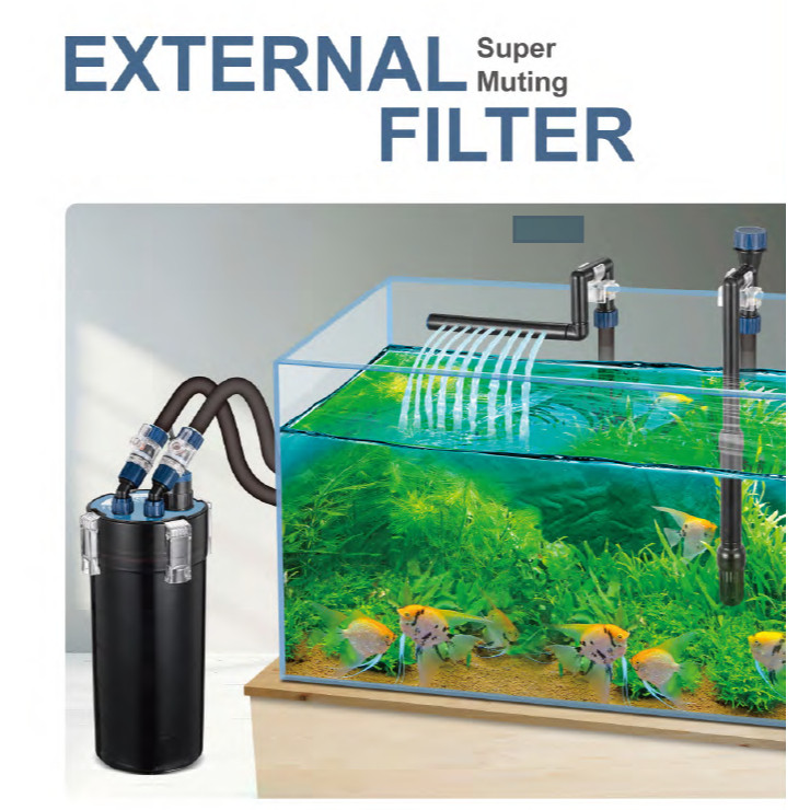 กรองนอกตู้ปลา รุ่น KY-3L / KY-4L /KY-5L สำหรับตู้ขนาด 20-36 นิ้ว กรองนอกสำหรับตู้ปลาและตู้ไม้น้ำ