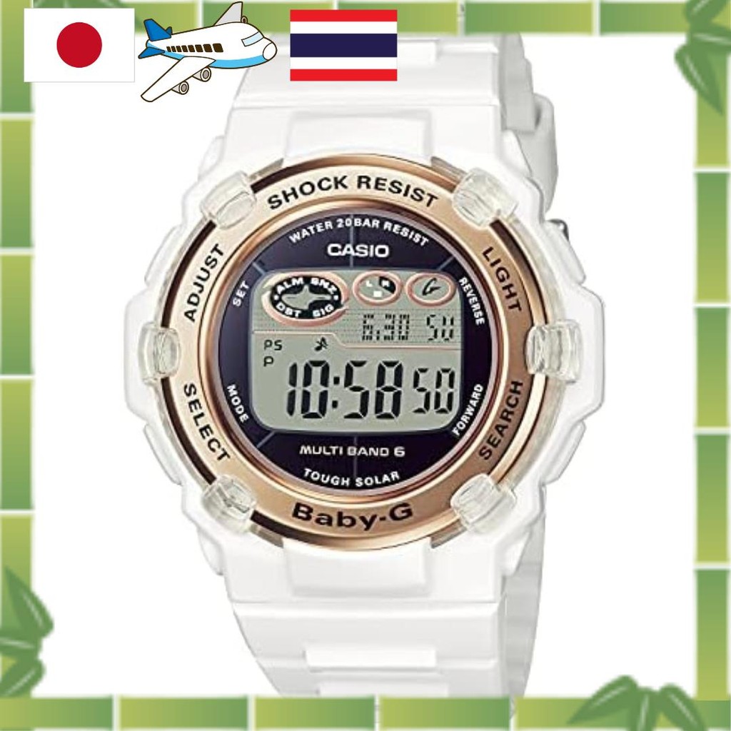 เบบี้จี BABY-G คาสิโอ casio ของแท้100% Radio Solar Super Illuminator Type (High Brightness LED Light