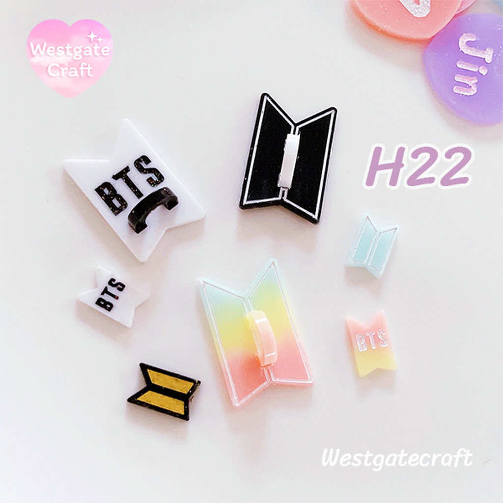 แม่พิมพ์ซิลิโคน H22 ตัวแขวน Logo Bts