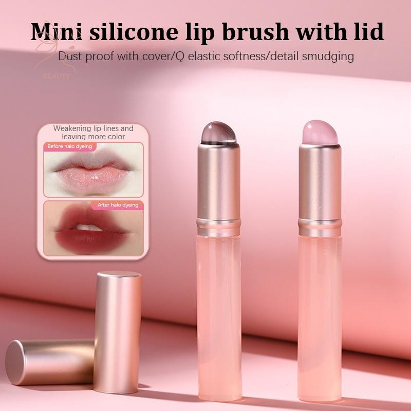 [maybeauty] อัพเกรดซิลิโคนลิปคอนซีลเลอร์แปรงแต่งหน้าแปรงซิลิโคนสําหรับลิปบาล์มลิปกลอลิปแปรง {TH}