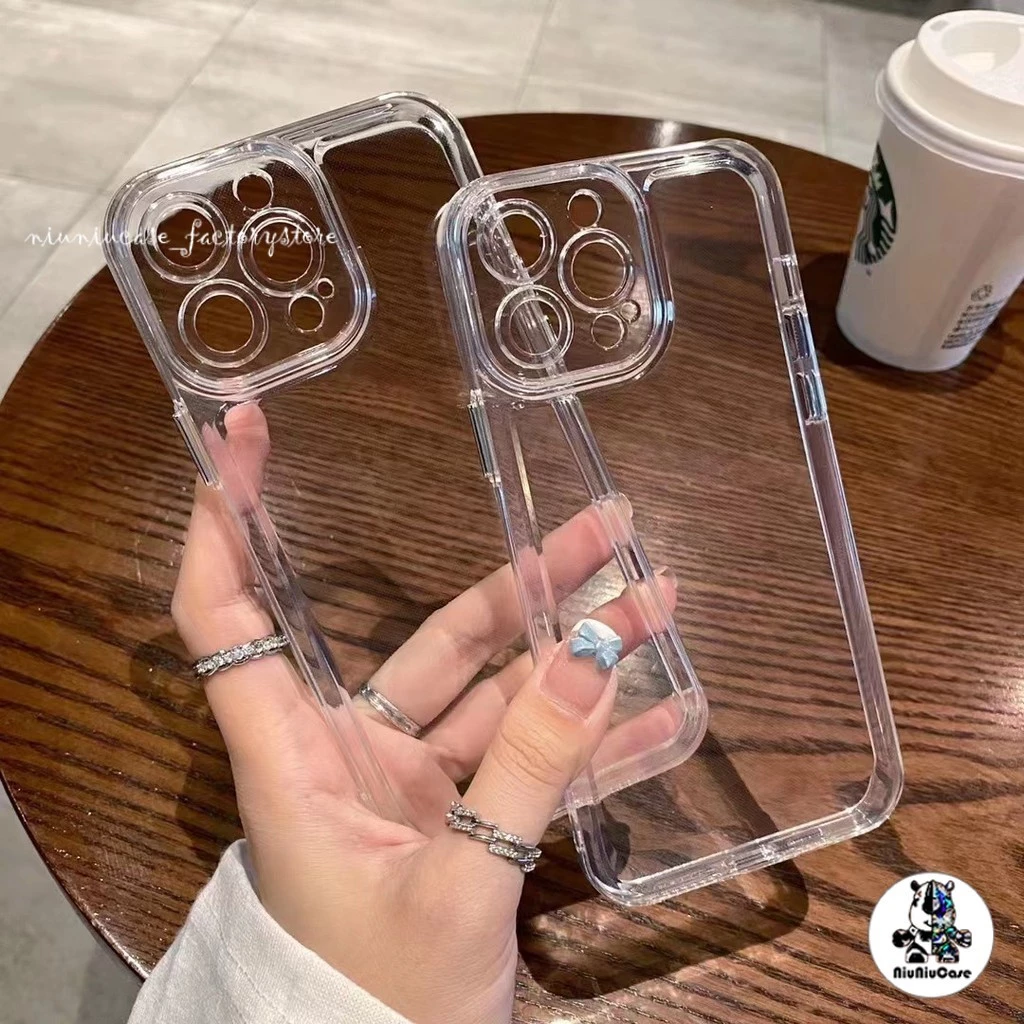 🔥ส่งจากไทย🔥ซองกันกระแทกแบบง่ายรองรับสำหรับ iPhone 15 11 12 13 14 16 Pro Max 7 8 Plus XR X XS 14 15 Plus SE เคส Case thumbnail 6