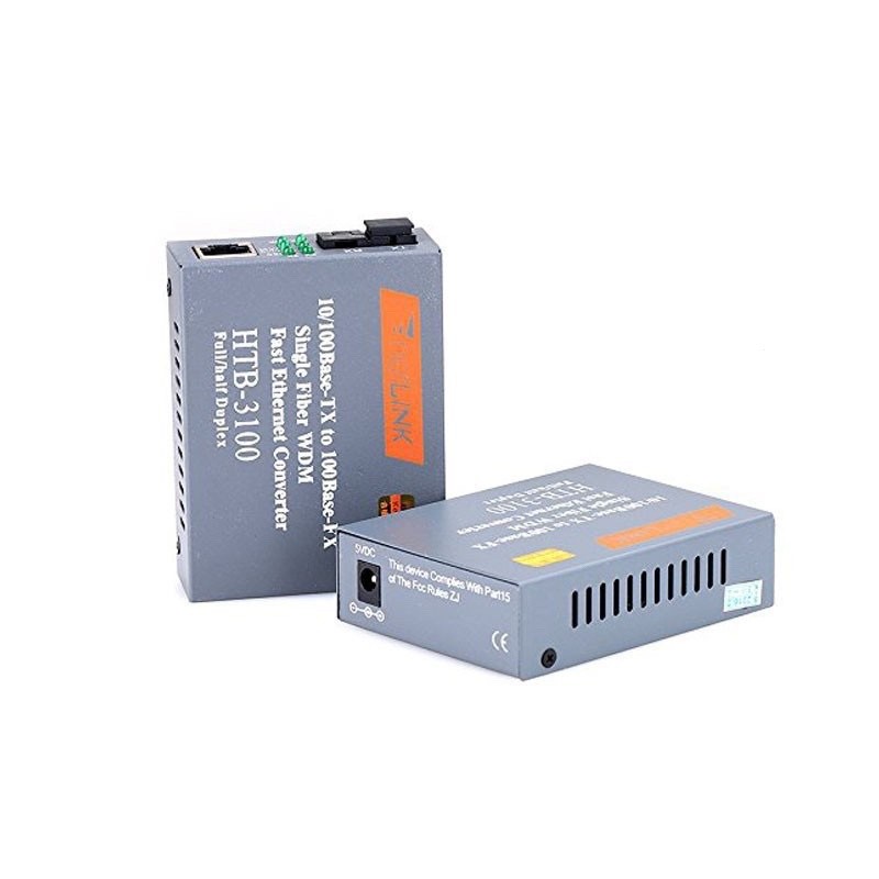 Media Converter HTB-3100 Netlink Fiber Transceiver Fiber Converter 25 กม. 10/100M A/B