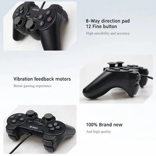 OKER U-706 JOYSTICK USB จอยเกม จอยเกมส์คอมพิวเตอร์หัวเสียบ USB ติดตั้งและใช้งานง่ายจับสบายมือ