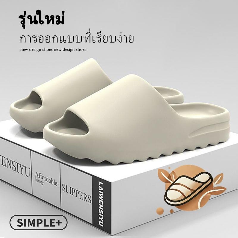 รองเท้าแตะสไตล์สปอร์ตกันลื่น พื้นนุ่มเปิดนิ้ว สวมใส่สบาย เหมาะสำหรับกลางแจ้ง