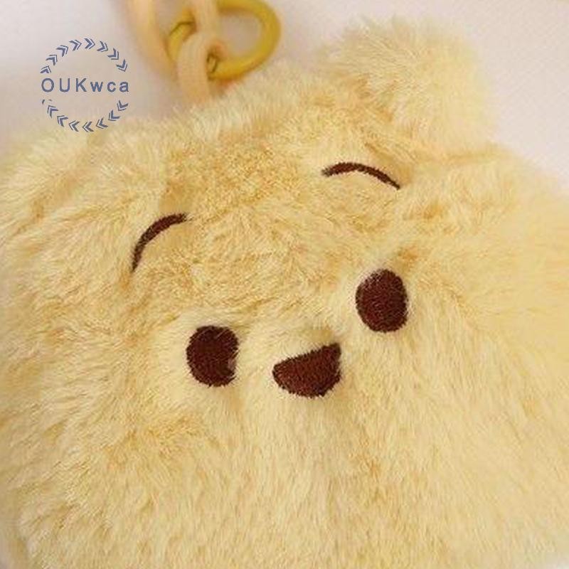Oukwca น่ารัก Winnie The Pooh หูฟังกระเป๋าเก็บกระเป๋าอเนกประสงค์ Haircoat กระเป๋าสตางค์ใหม่