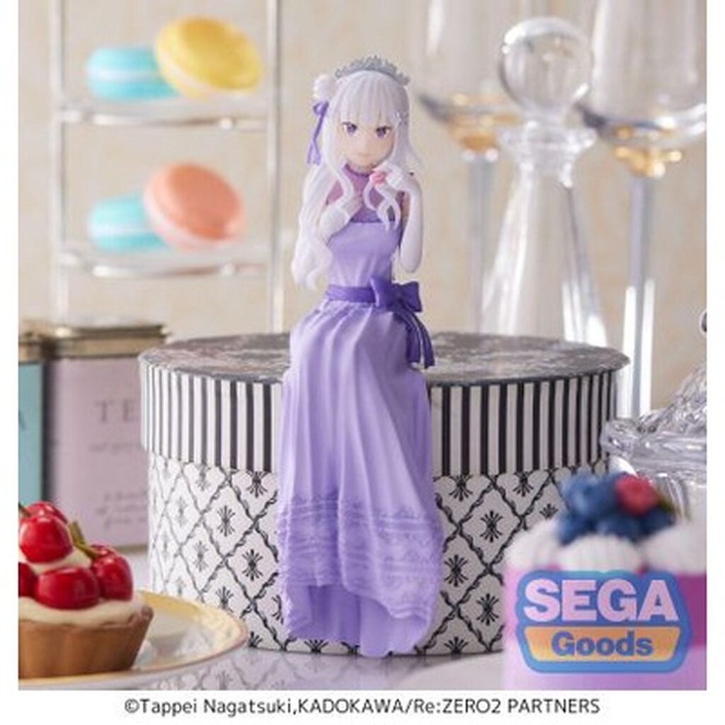 [ Figure แท้ ] Re:Zero Starting Life in Another World - Emilia Dressed Up Party Ver [ SEGA ]