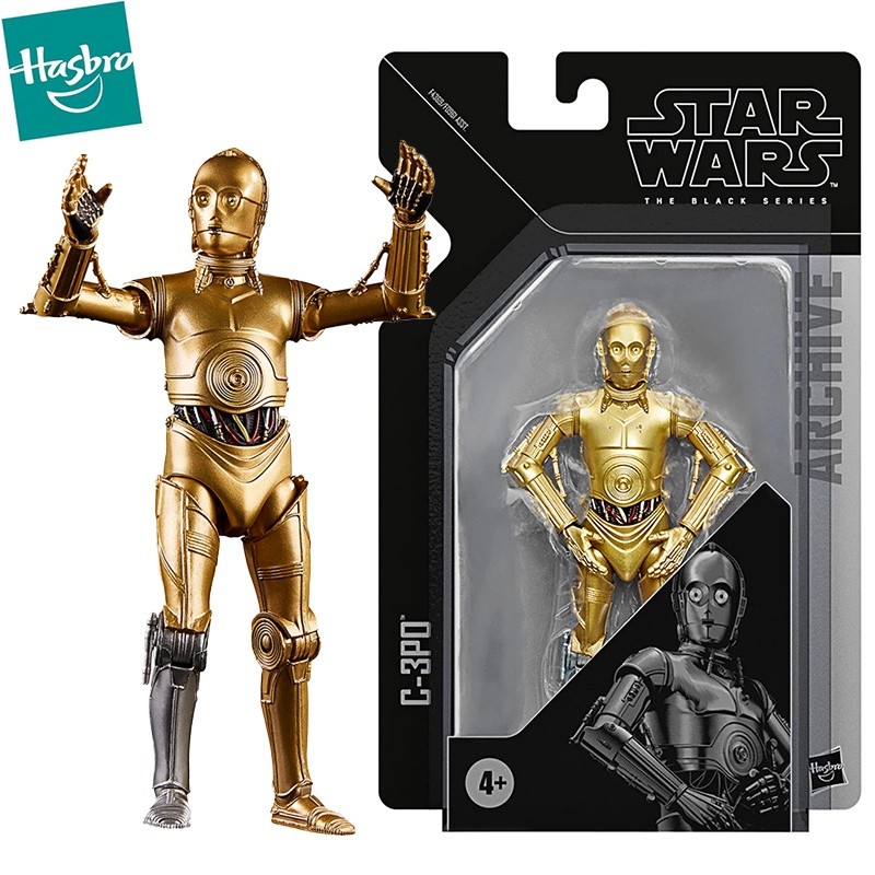 Hasbro Star Wars The Black Series Archive C-3PO Action Figure Collectible Movie Model Toys for Fans 