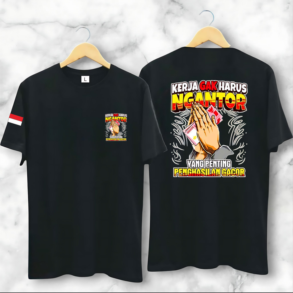 เสื้อยืดผู้ชายออกแบบ ไม่จํากัดเพศ ล่าสุด - เสื้อยืด Distro สําหรับทํางานไม่มีท็อปส์ซูผู้ชาย gacor di