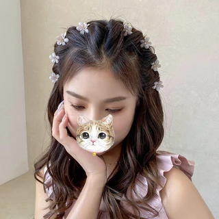 กิ๊บหนีบผมเล็ก กิ๊บติดผม คริสตัล รูปดอกไม้ ขนาดเล็ก คุณภาพสูง สไตล์เกาหลี เจ้าหญิง