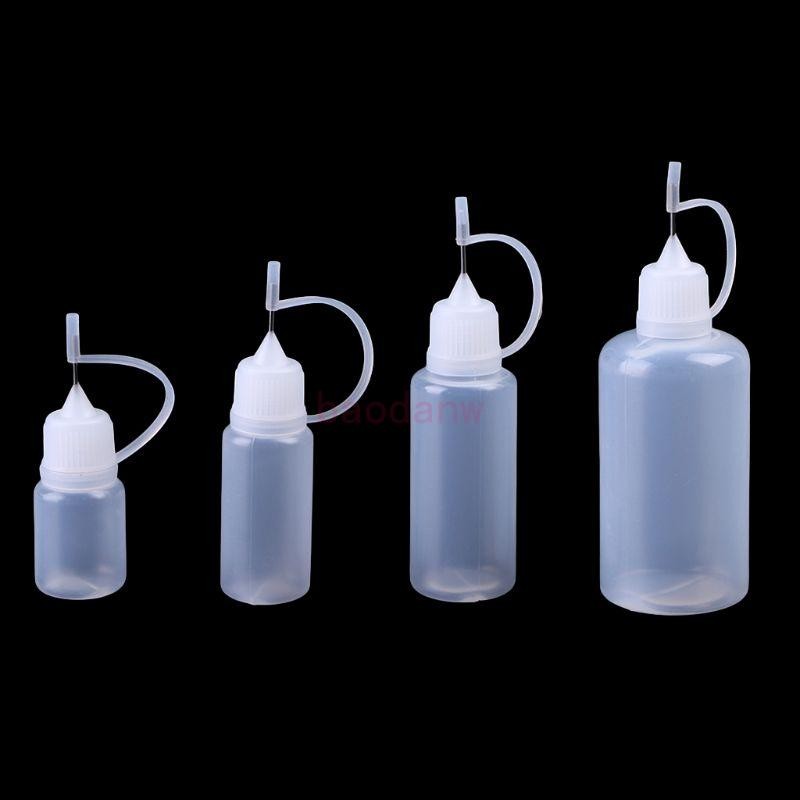 Bdw Precision เข็มเคล็ดลับกาวขวด Applicator ที่ว่างเปล่า Applicator กาว Oiler บีบขวดสําหรับกระดาษ Quilling DIY Craft