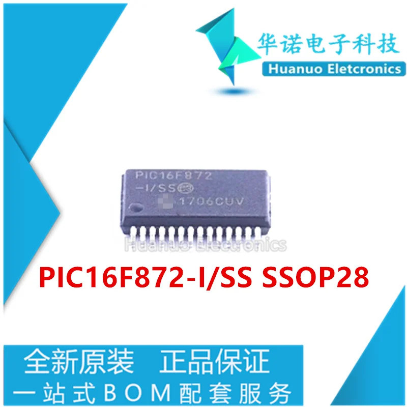 2PCS-10PCS ใหม่ PIC16F872-I/SS PIC16F872 SSOP-28 Microcontroller IC ชิป V6NB