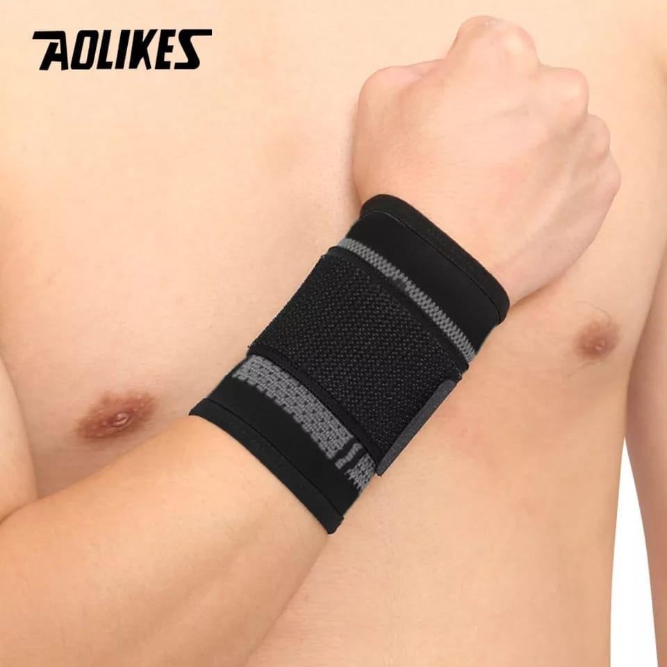 [SP366] AOLIKES 7537 Wrist Wrap Support Band Wrist Hand Wrap Gym Fitness Running Wrist Protector