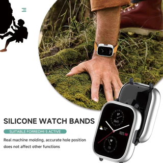 เคส PC hollow half เข้ากันได้กับ Redmi Watch 5 Active/lite หน้าจอสีป้องกันกันชนอุปกรณ์เสริม