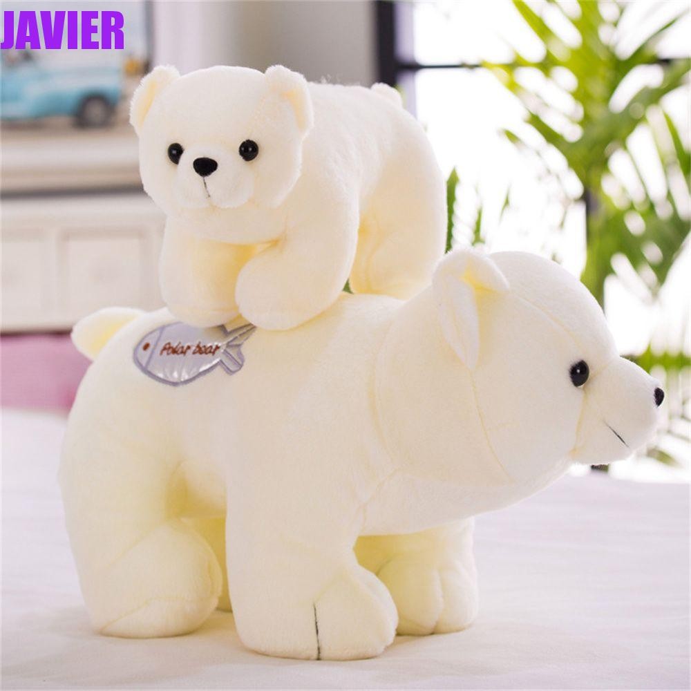 Javier Polar Bear Plush Nice ของขวัญของขวัญเด็ก Kawaii สําหรับผู้ใหญ่โยนหมอน Plush ตุ๊กตา Plush ของเล่น