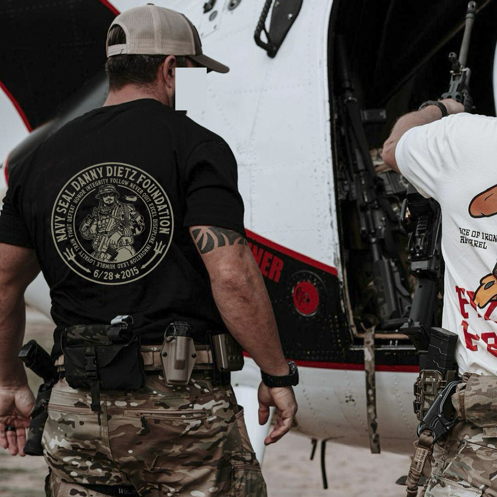 ขายร้อน Tough Guy Club Seal Theme เสื้อยืด Squad สมาชิก Dannys อุปกรณ์พิมพ์ 200GSM Battlefield แขนสั้น 1120
