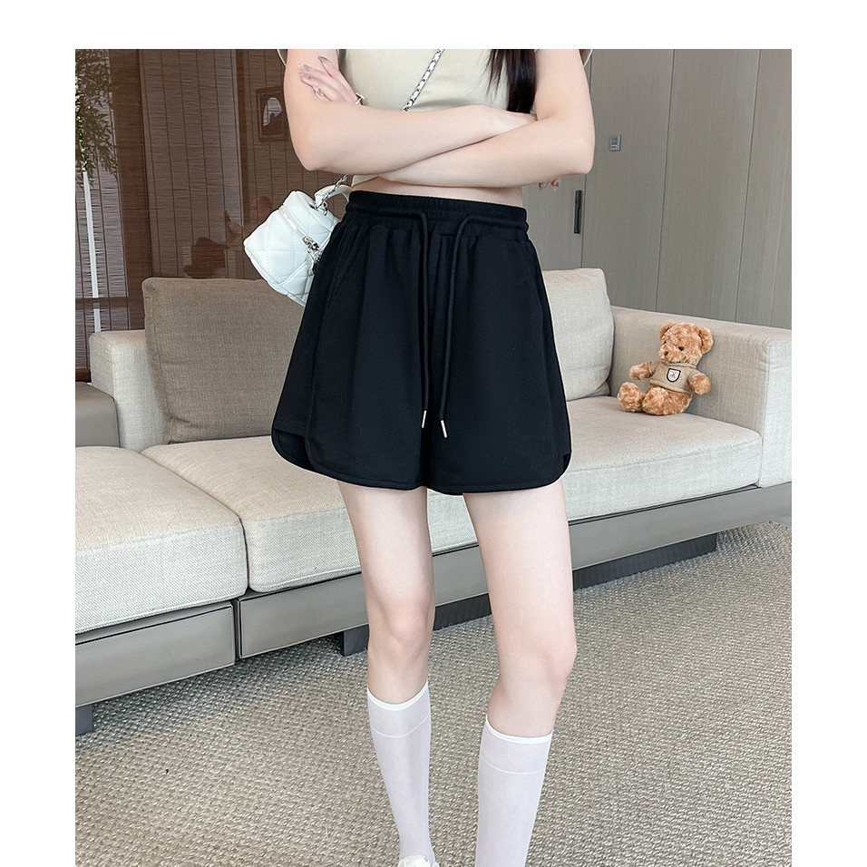 Hotgirl พร้อมส่ง✨กางเกงขาสั้นทรงสวยผู้หญิง กางเกงขาสั้นสายฝอ เอวสูงยางเชื่อยืด ปลายเว้า แฟชั่นใหม่ - รูปที่ 2