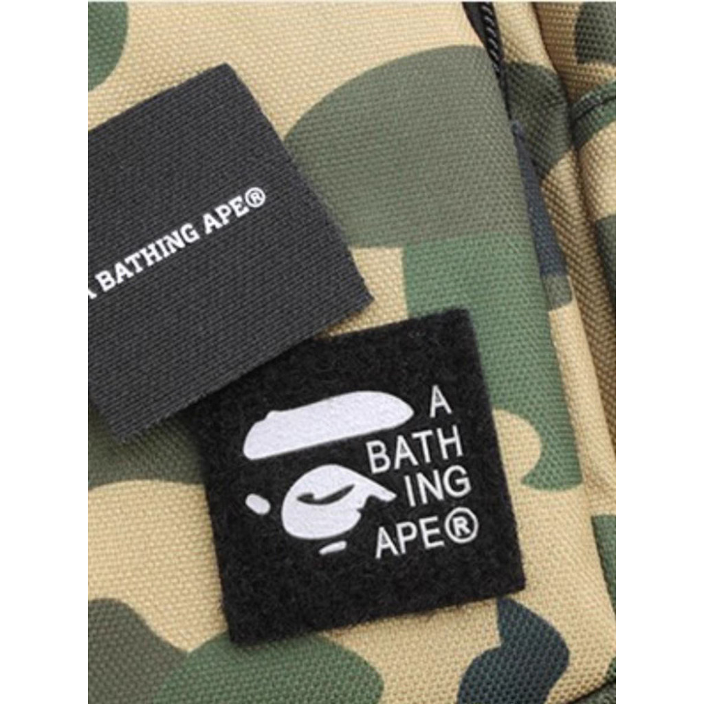 Bape Messenger Bag กระเป๋าสะพายไหล่ผู้ชายกันน้ําความจุขนาดใหญ่