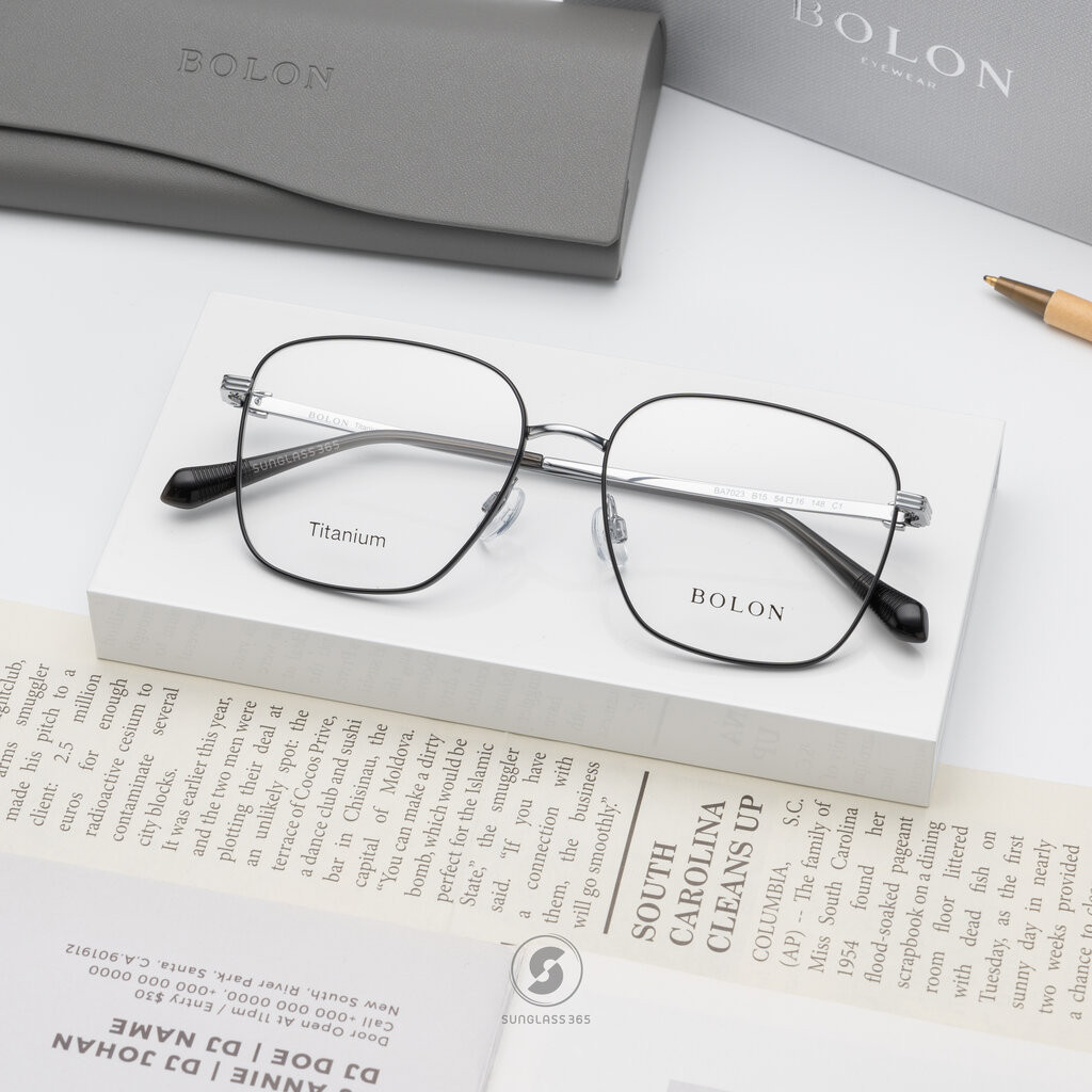 แว่นสายตา BOLON รุ่น Montreal BA7023 B15 Black / Silver