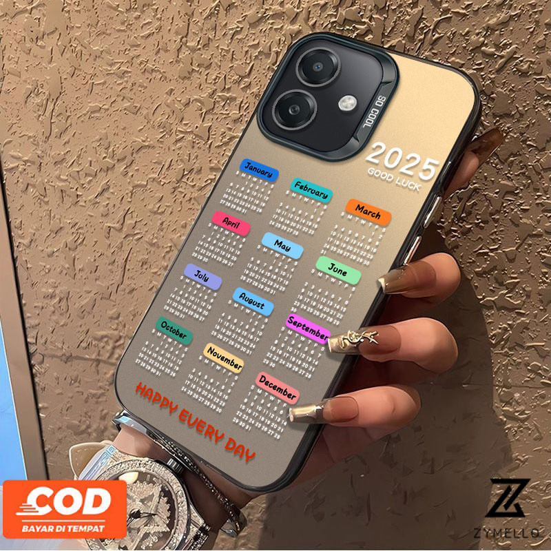Case สำหรับ OPPO A3X A3 5G A3 Pro 2025ปฏิทินกันกระแทก TPU โทรศัพท์ Case