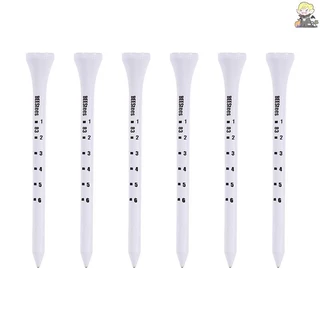 [CL] 50pcs Professional Golf Tees 83 มม.สีขาวกอล์ฟไม้ Tee Scale Golf Tees TH