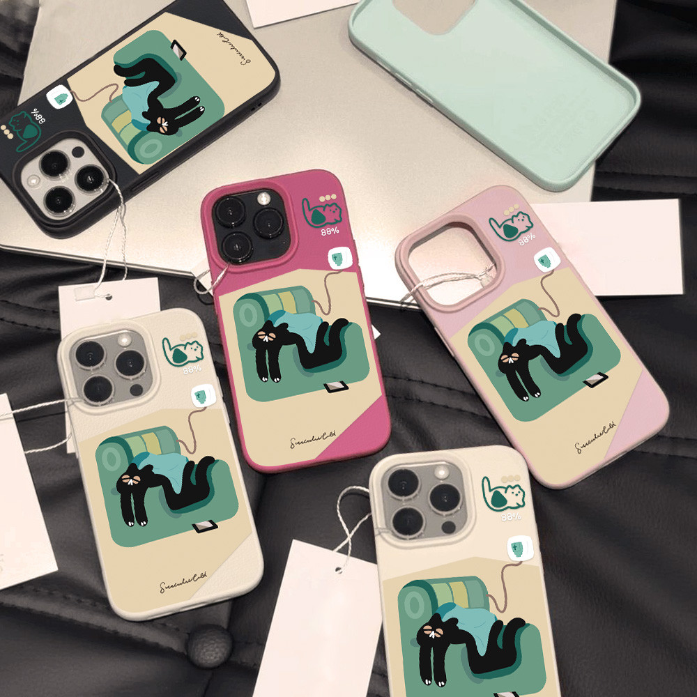 เคสโทรศัพท์มือถือ for iPhone 13 11 17 pro max Case iPhone 11 15 16 pro max 14 12 pro max XR XS Max หนังการ์ตูน