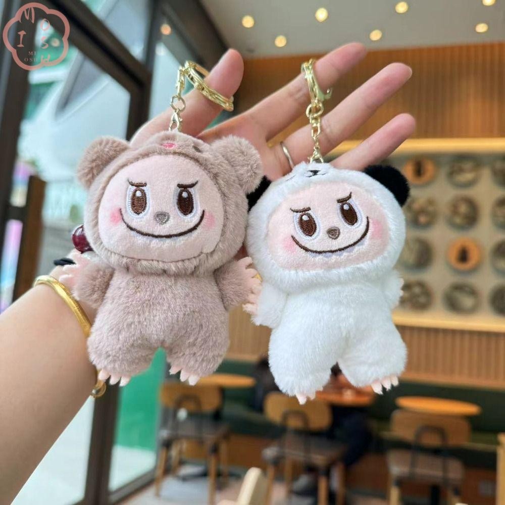 Mioshop ตุ๊กตาของเล่นพวงกุญแจ, ของขวัญการ์ตูน Labubu จี้ห้อยกระเป๋า, ตุ๊กตาตุ๊กตาคอสเพลย์กระเป๋านักเรียนอุปกรณ์เสริมพวงกุญแจรถ