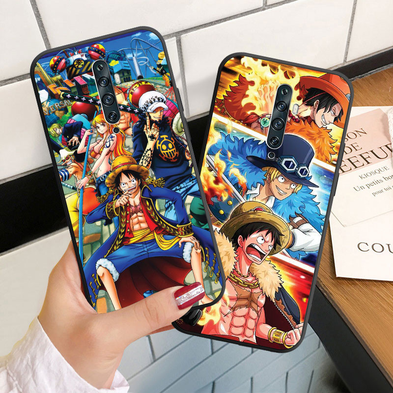 ปลอกสําหรับ OPPO Reno 2 F 2F 3 4 Pro 4F 5F 5z 10X ซูม Soft Silicoen เคสโทรศัพท์ One Piece 2