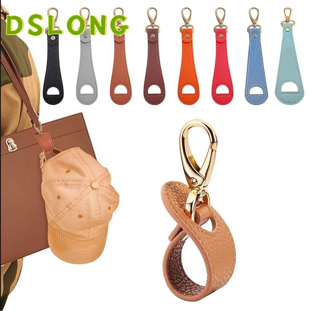 DSLONG หมวกผู ้ ถือ , PU หนังกระเป ๋ าถืออุปกรณ ์ เสริมหมวกคลิป , คุณภาพสูงแฮนด ์ ฟรีหมวกเก ็ บคลิปเดินทางกลางแจ ้ ง