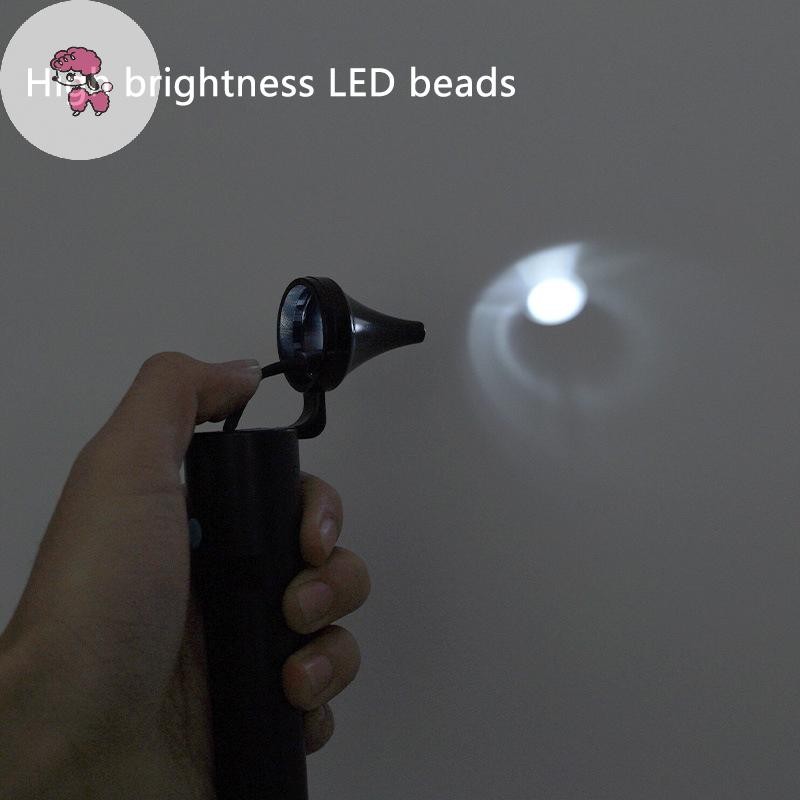 Grl Ear Pick LED โคมไฟมือ Earwax Remover โคมไฟ Earpick จมูกขี้ผึ้งทําความสะอาด Tweezer Otoscope มือถือไฟฉายเครื่องมือ TH - รูปที่ 2