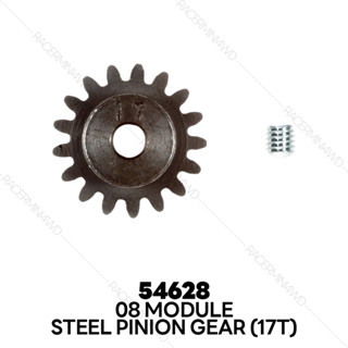 TAMIYA 54628 OP.1628 08 Module Steel Pinion Gear (17T) ชุดแต…