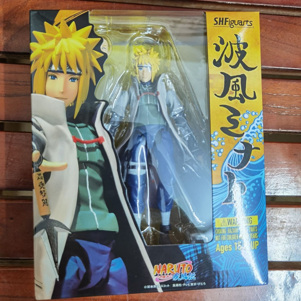 SHF Naruto Shippuden Kakashi Hatake & Minato Namikaze Poseable Action Figure ของเล่นสะสม