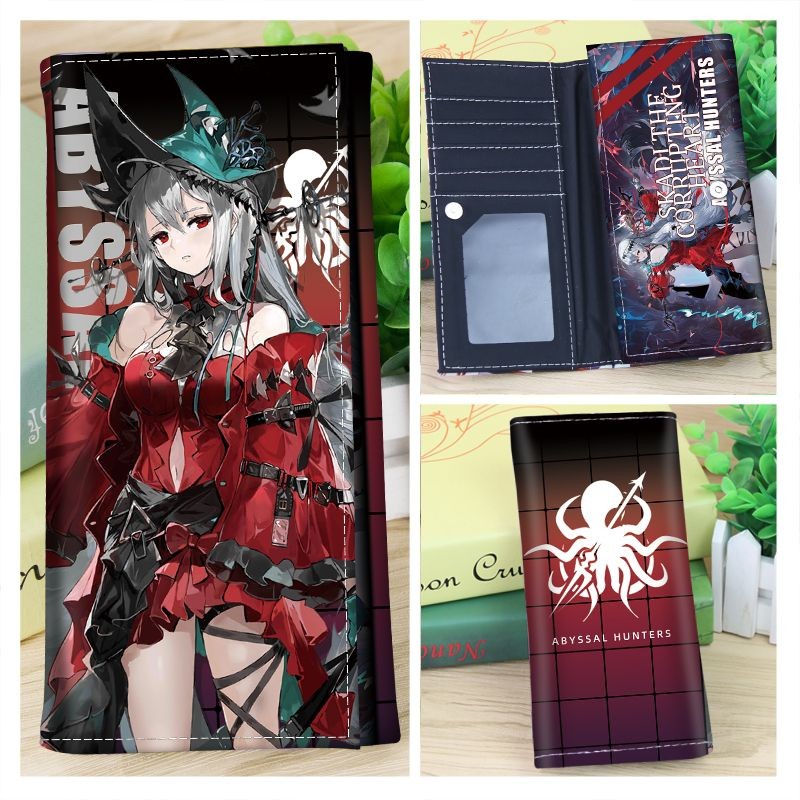 Arknights กระเป๋าสตางค์อะนิเมะเกมอุปกรณ์ต่อพ่วง Props สองมิติ cos ปี Chen Amiya Neng Angel ยาวสั้น