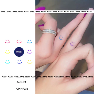 Mars Tattoo รอยสักชั่วคราว สติ๊กเกอร์รอยสัก ติดทนนาน ยิ้มน่ารัก CMNF032