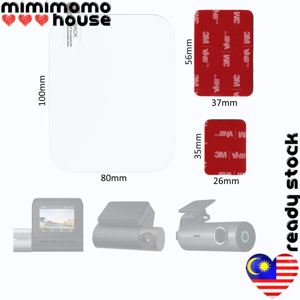 สติ๊กเกอร์กันความร้อนและไฟฟ้าสถิตสําหรับ 70mai M300, M310 1S, A500 & A200 ชุดติดตั้งทนความร้อนสําหรั