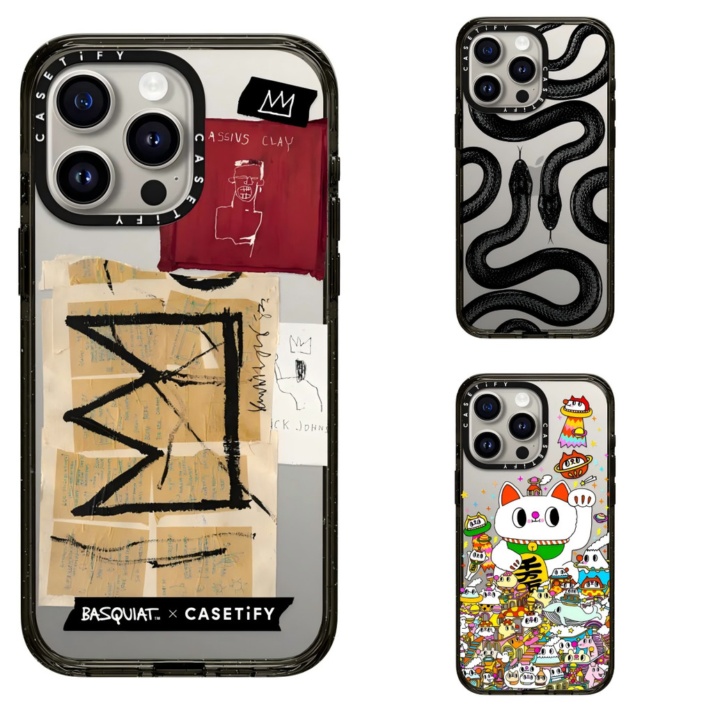 ขนมสีดํามงกุฎแมวที่อุดมไปด้วยเคสโทรศัพท์ผลกระทบสําหรับiPhone 12 13 14 15 16 Plus Pro Max