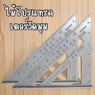 เหล็กฉากสามเหลี่ยมหนา Triangular Rule ไม้บรรทัดเหล็ก ใช้ได้ท…