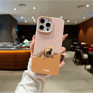 แอปเปิ้ลโทรศัพท์ ลูกสุนัขหาว สำหรับ iPhone เคสไอโฟน 13 12 11 PRO MAX X XS MAX 16 15 14 XR 7/8PLUS จัดส่งจากประเทศไทย