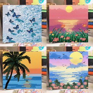 (มีเฟรม) ภาพครอสติสคริสตัล ดอกไม้ Diamond Painting DIY ภาพวา…