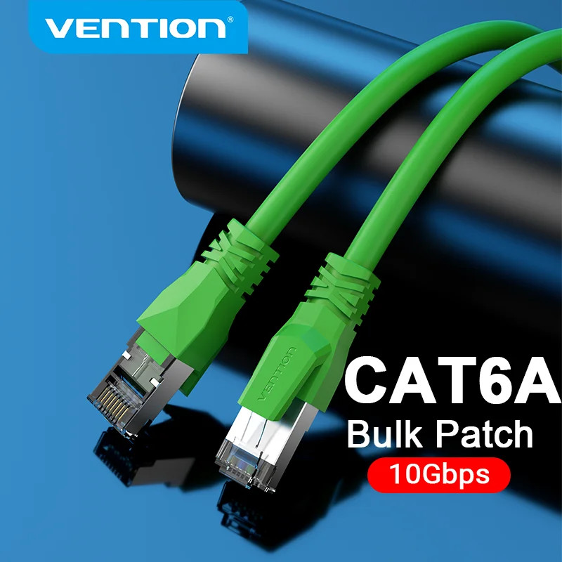 Vention Cat6A สายอีเธอร์เน็ตจํานวนมาก 10Gbps SFTP Cat 6A สายแพทช์