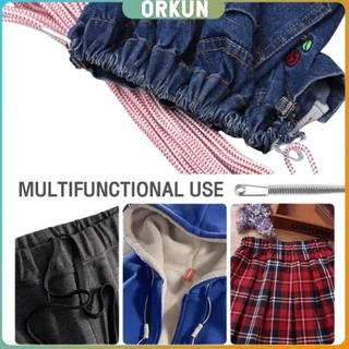 Orkun สปริงเข็มร้อยยางยืด เข็มร้อย คลิปตะขอกลึงเชือก ดึงยางขอบกางเกง Rope Threading Tool
